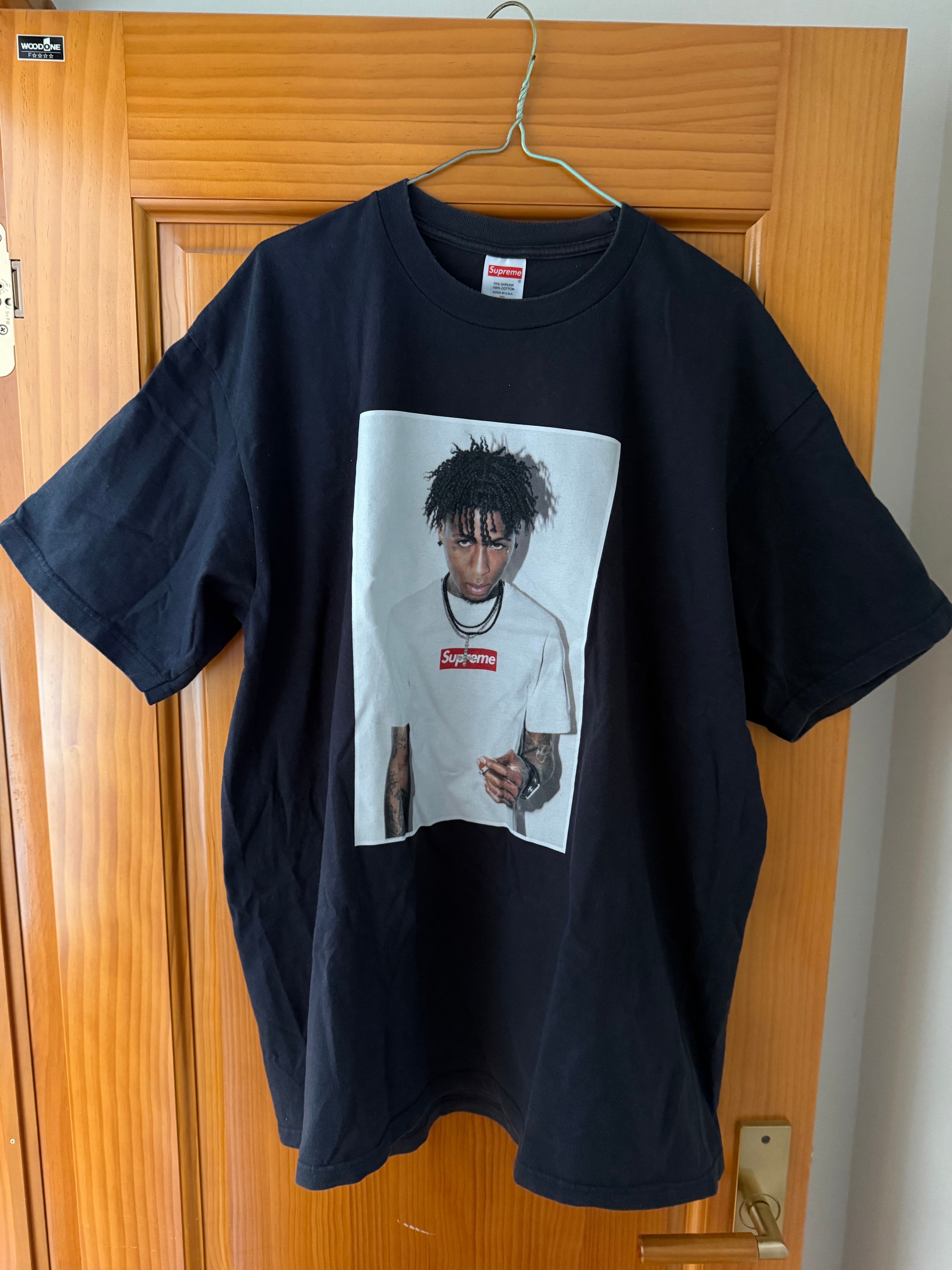 Supreme ブラック　ヤングボーイ　Tシャツ Lサイズ Supreme NBA Youngboy Tee 