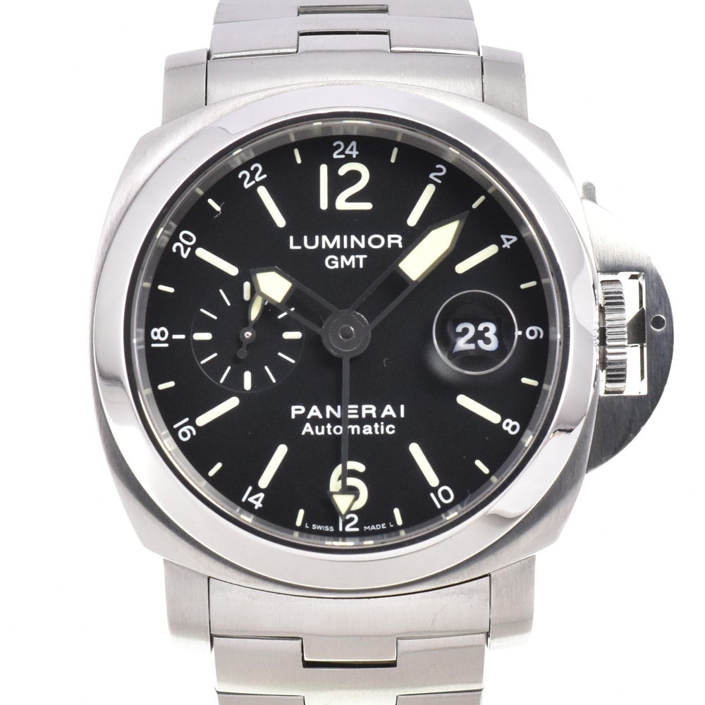 パネライ PANERAI PAM00297 ルミノール GMT デイト スモールセコンド 自動巻き メンズ 良品 O#145655