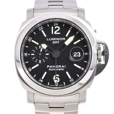 パネライ PANERAI PAM00297 ルミノール GMT デイト スモールセコンド 自動巻き メンズ 良品 O#145655