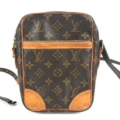 ルイヴィトン LOUIS VUITTON ダヌーブ M45266 モノグラム カバン 肩掛け ポシェット ショルダーバッグ モノグラムキャンバス ブラウン