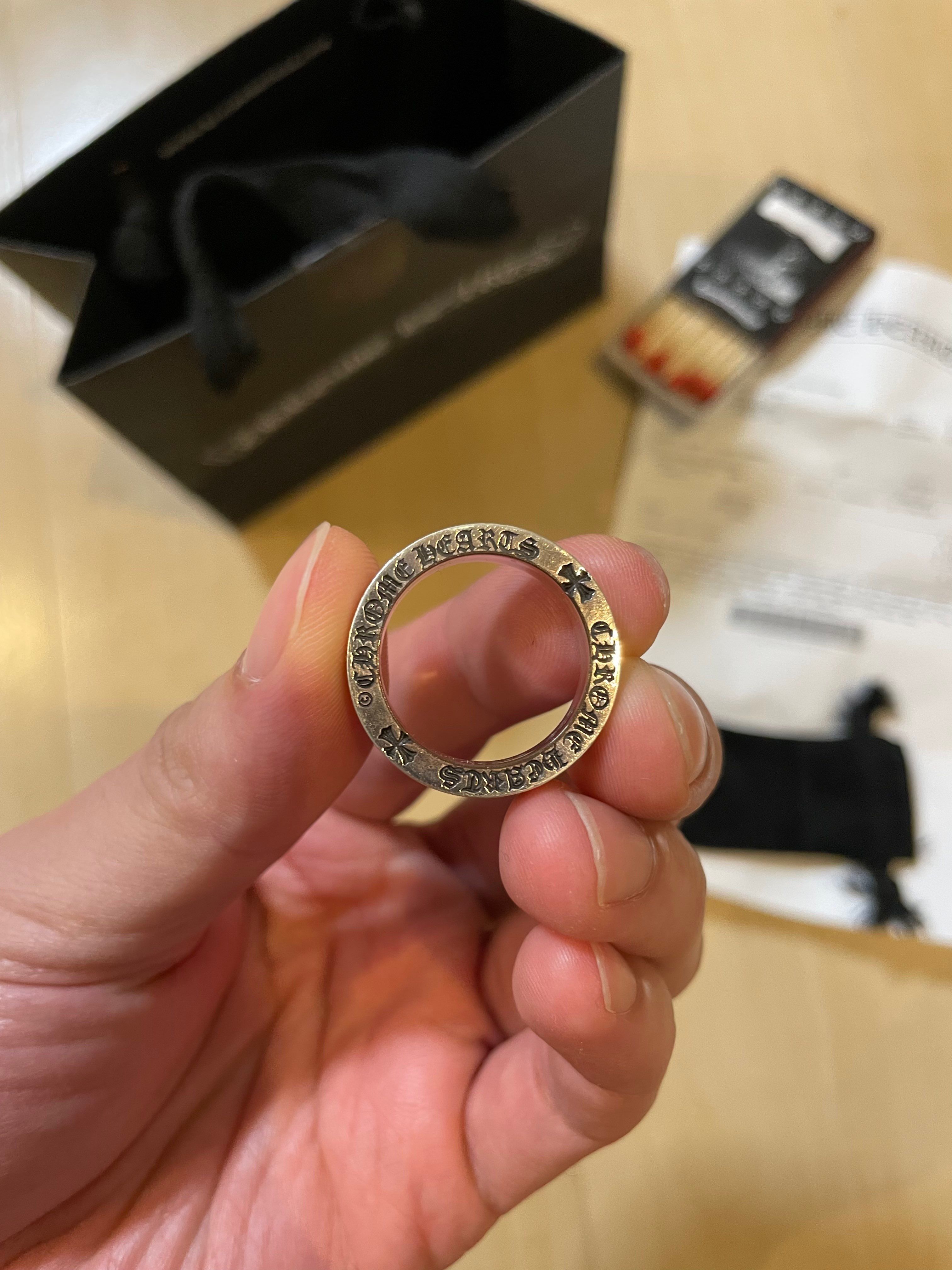 Chrome Hearts Spacer Ring 6mm CH Forever (US7.5-US13) "Silver"