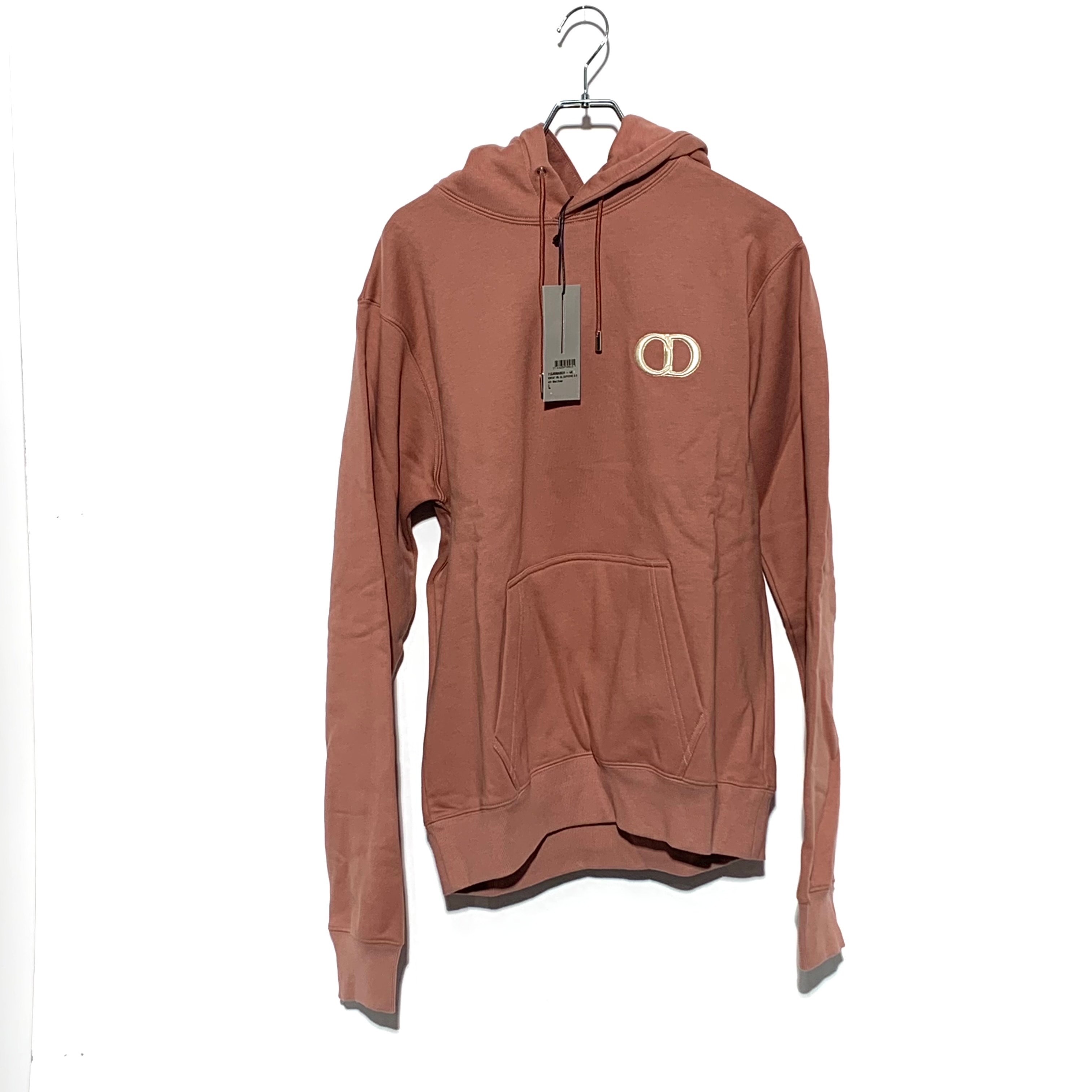 Dior CD Icon Hooded Sweatshirt Organic Cotton Fleece “Pink”