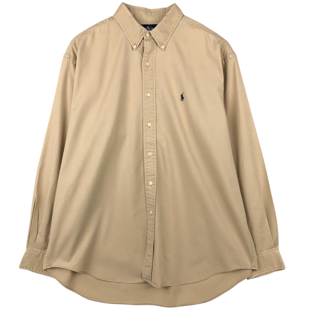 古着 ラルフローレン Ralph Lauren BLAIRE 長袖 ボタンダウンシャツ メンズXL相当/eaa652097