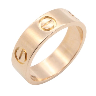 カルティエ CARTIER ラブリング リング・指輪 ジュエリー K18PG(ピンクゴールド) メンズ レディース ゴールド系 B4084800 【中古】