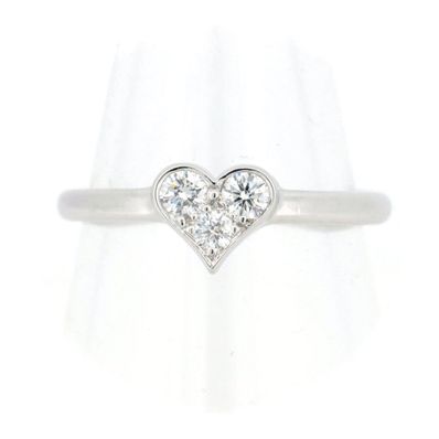 ティファニー センチメンタル ハート ダイヤモンド リング 指輪 11.5号 Pt950(プラチナ)