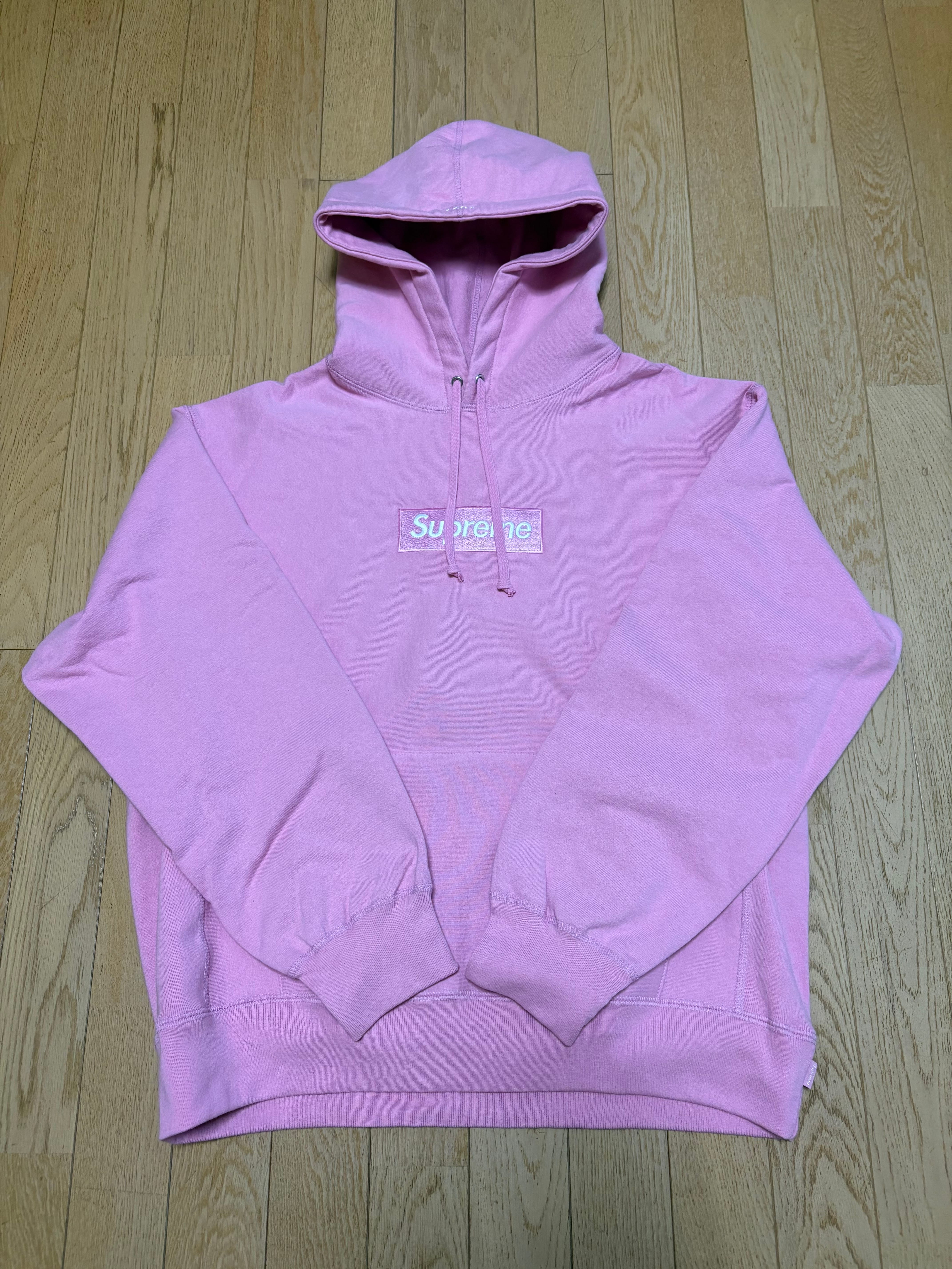 Supreme Box Logo Hooded Sweatshirt "Pink" (24FW)