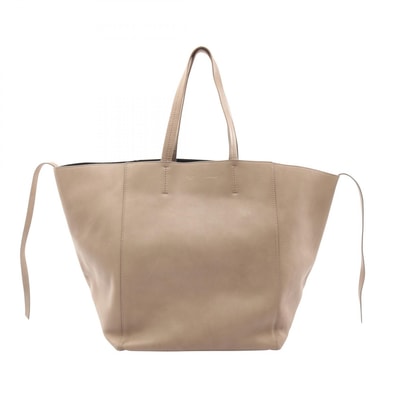 セリーヌ CELINE カバファントム トートバッグ バッグ レザー レディース ベージュ系 【中古】