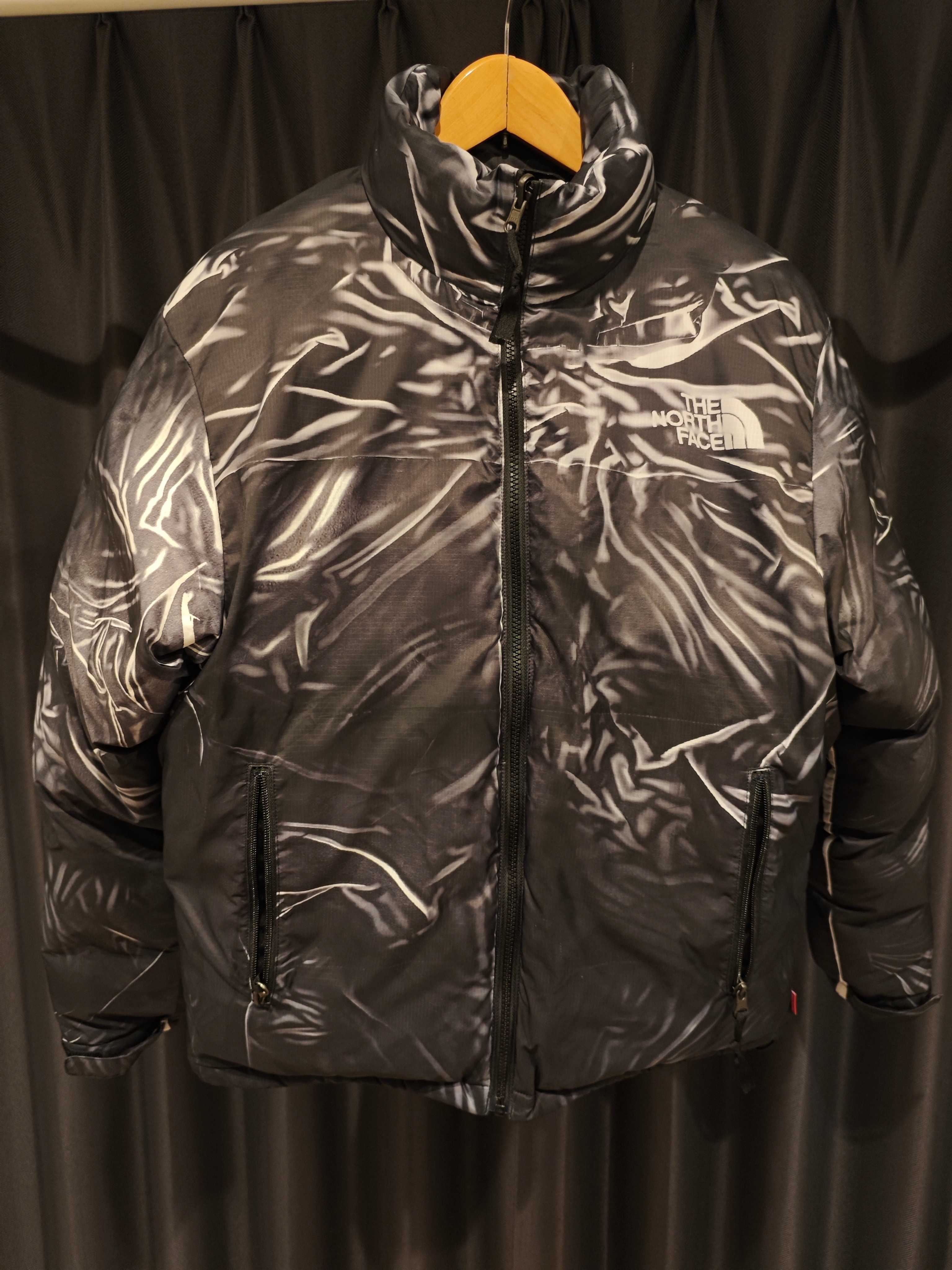 Supreme x The North Face Trompe Loeil Printed Nuptse Jacket "Black"