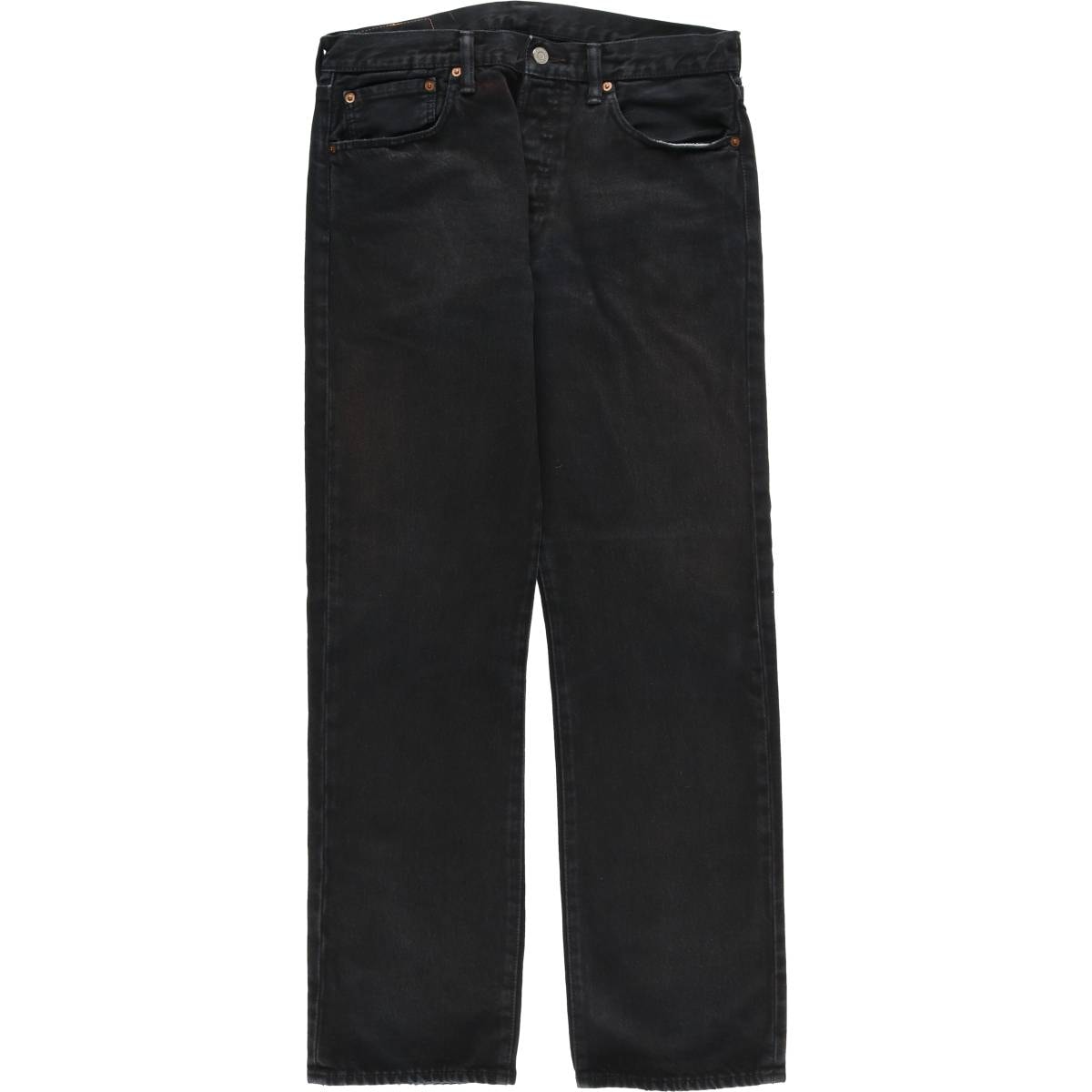 古着 リーバイス Levi's 501 ブラックデニム ストレートデニムパンツ メンズw33相当/eaa610810