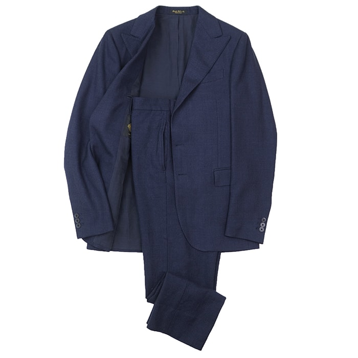 【美品】RRL ダブルアールエル スーツ サイズ 36R/30 メンズ セットアップ ジャケット スラックス ウール100% ネイビー 紺 イタリア製
