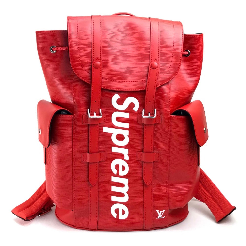 ルイヴィトン LOUIS VUITTON エピ クリストファーPM バックパック M53414 ルイヴィトン×シュプリーム リュックサック エピレザー レッド 新品