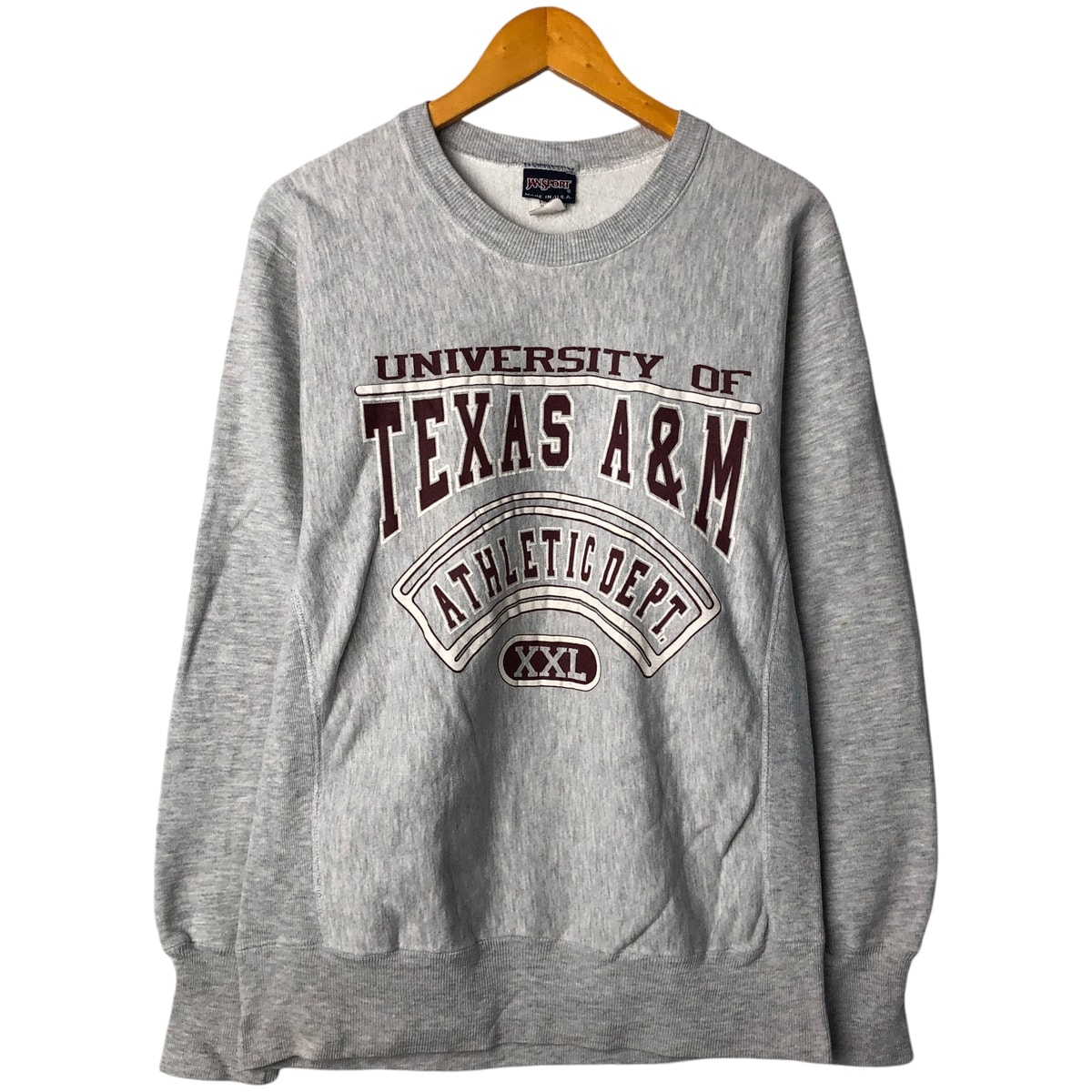 古着 90年代 ジャンスポーツ JANSPORT カレッジスウェットシャツ トレーナー USA製 メンズM相当 ヴィンテージ/eaa482343