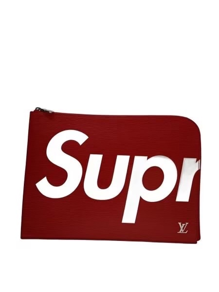 Supreme / Louis Vuitton Pochette Jour GM "Red"