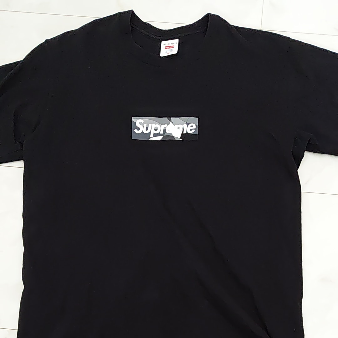 Supreme / Emilio Pucci® Box Logo Tee "Black/Black"