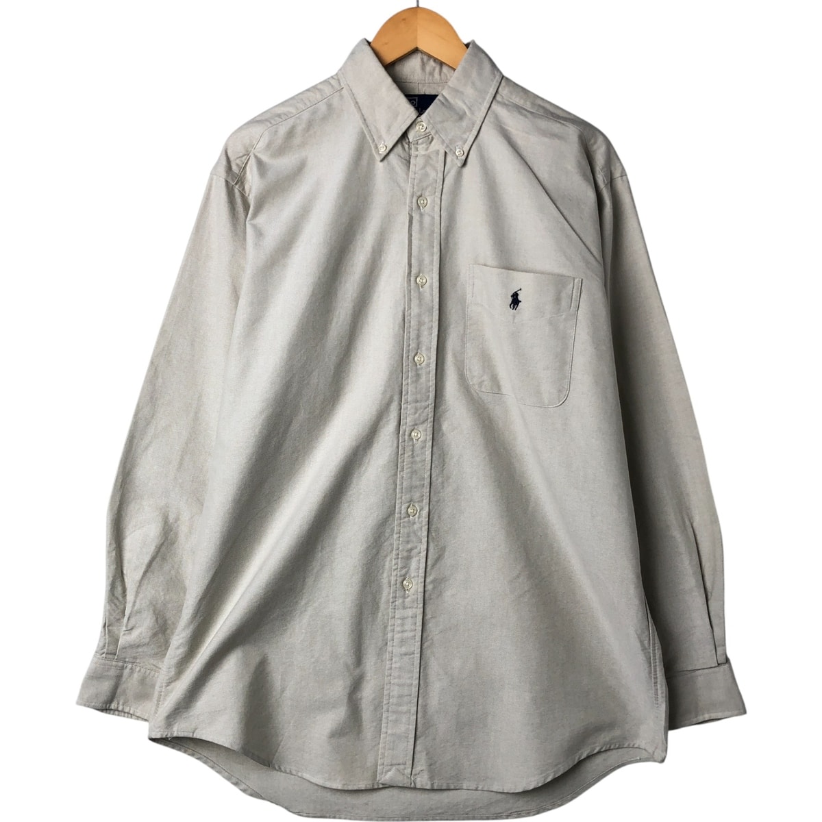 古着 ラルフローレン Ralph Lauren POLO by Ralph Lauren 長袖 ボタンダウンシャツ カナダ製 メンズXL相当/eaa509376