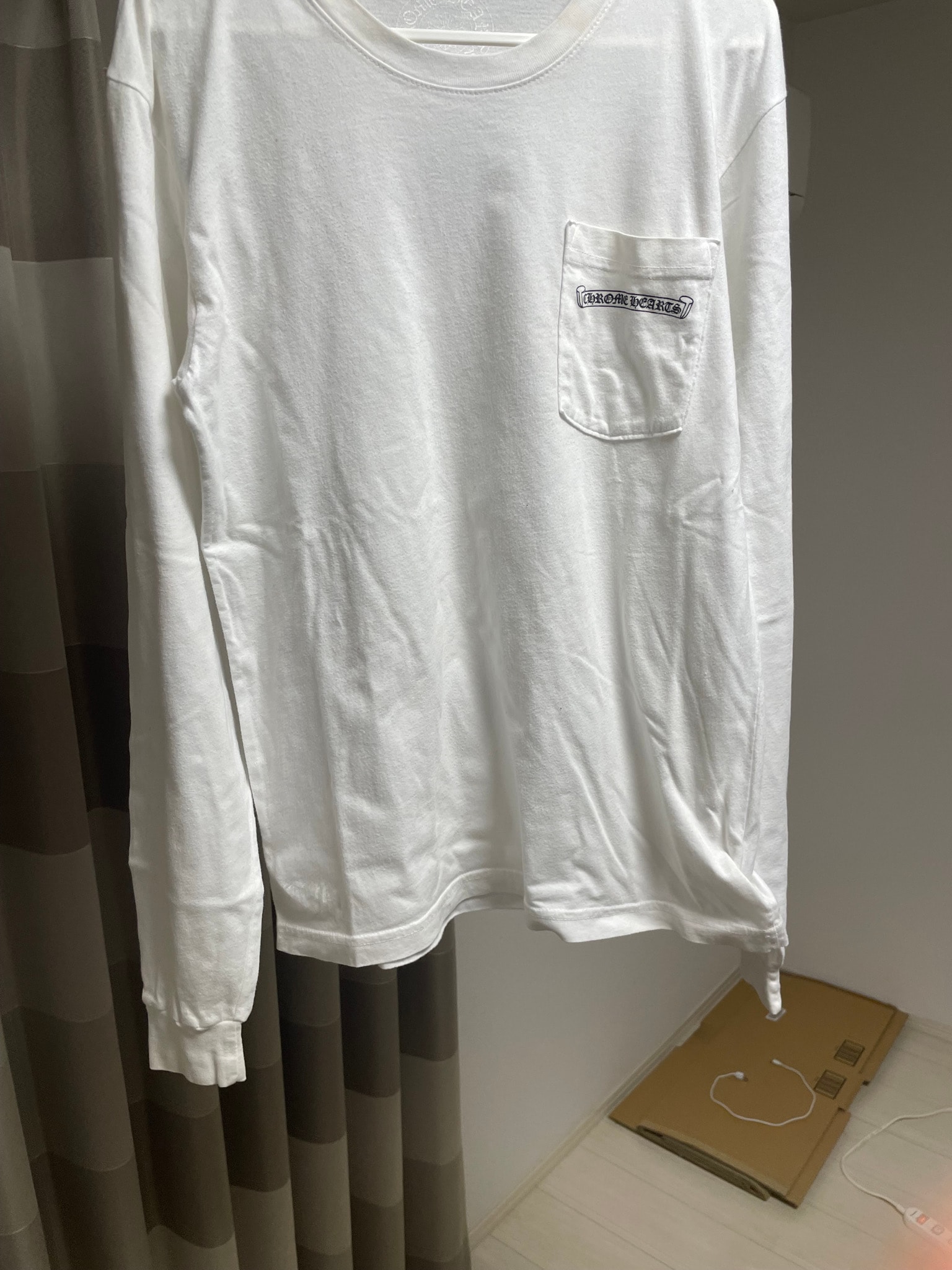 Chrome Hearts Shoulder Logo USA L/S T-Shirt "White"