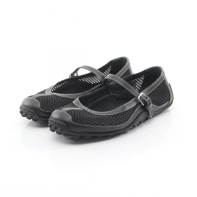 エルメス HERMES キチュ パンプス 靴 レザー ファブリック レディース ブラック系 【中古】