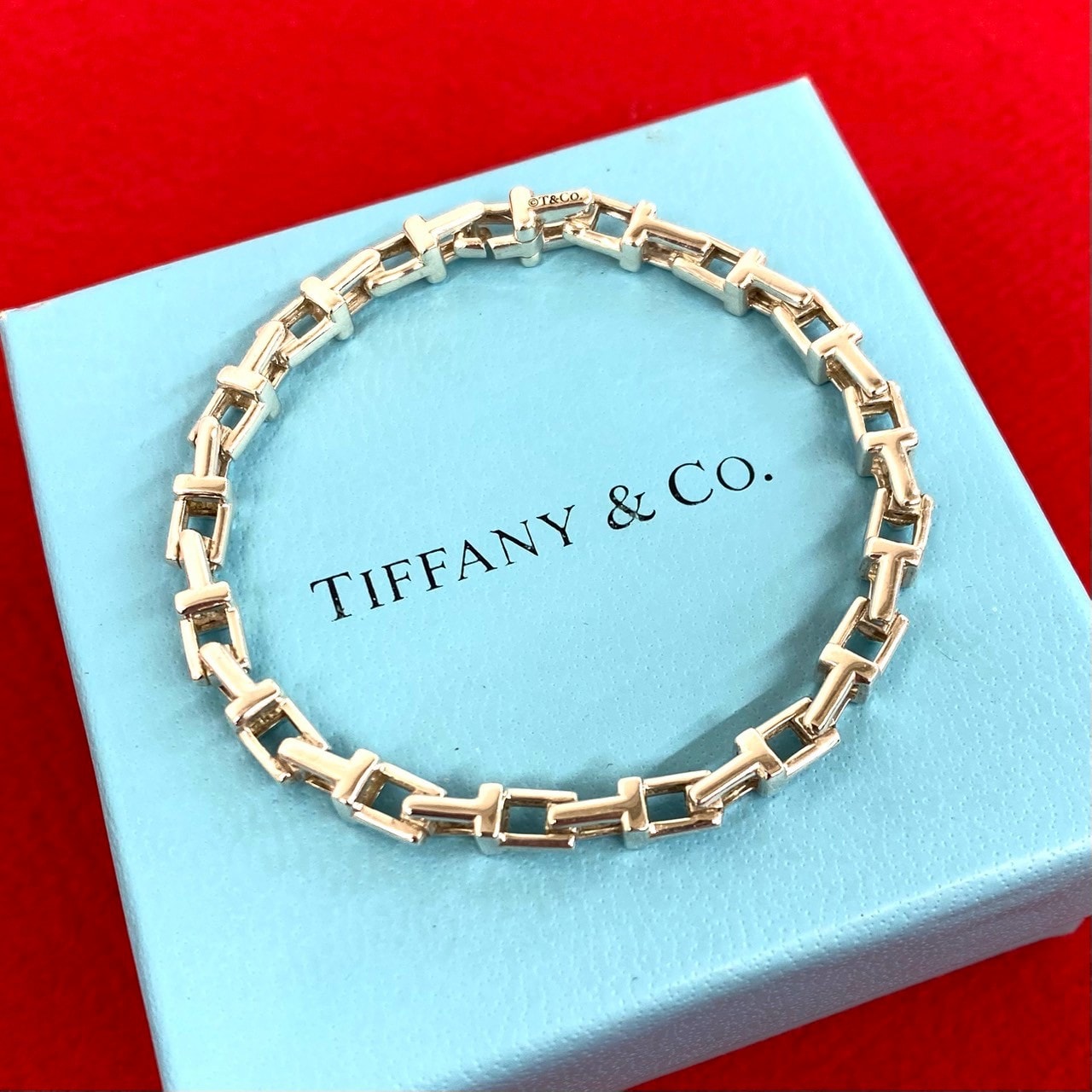 TIFFANY&Co. ティファニー T ナロー ブレスレット シルバー925 ブレスレット シルバー
 77941