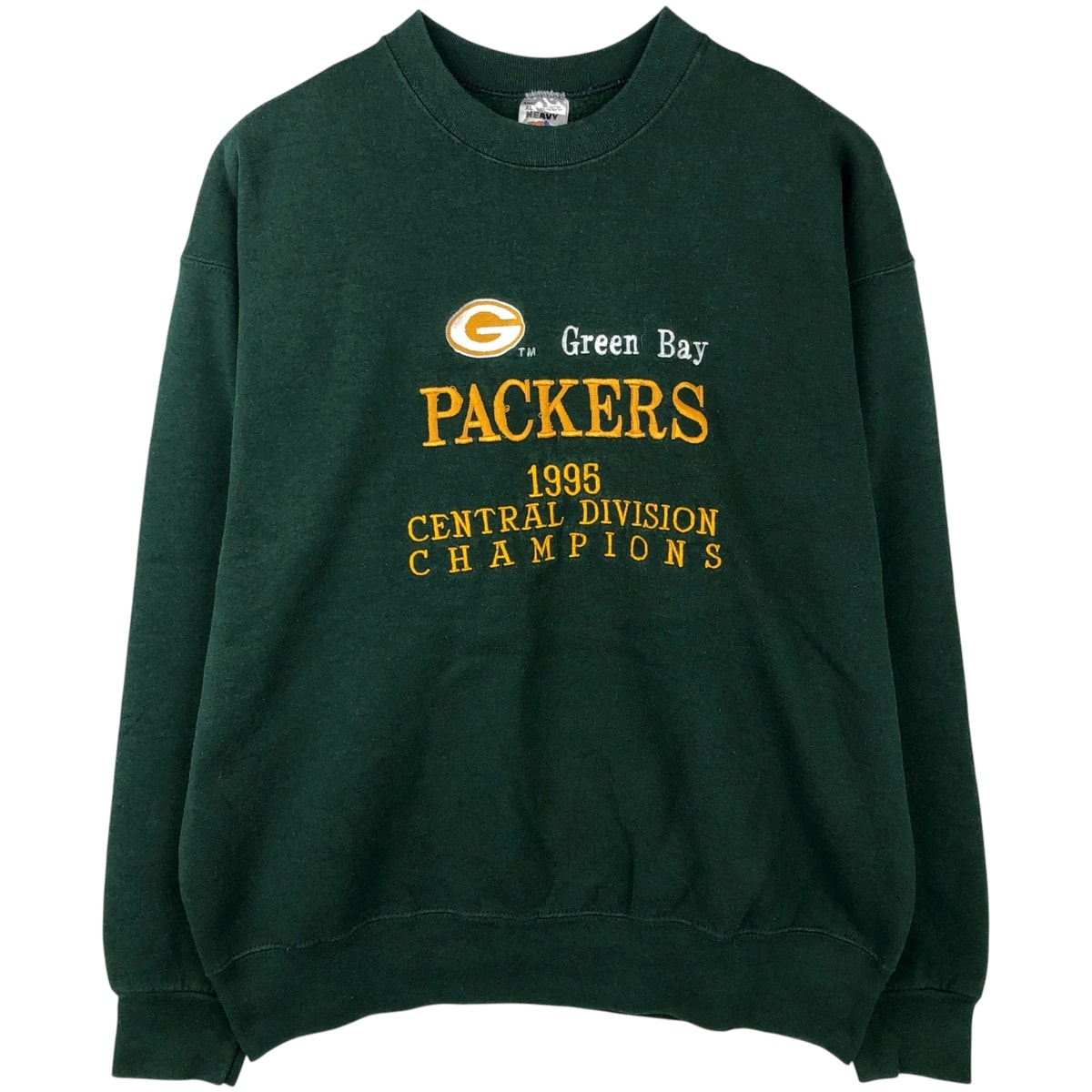 古着 90年代 フルーツオブザルーム FRUIT OF THE LOOM NFL GREEN BAY PACKERS グリーンベイパッカーズ ロゴスウェットシャツ トレーナー USA製 メンズXL相当 ヴィンテージ/eaa610052