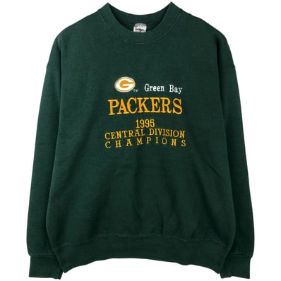古着 90年代 フルーツオブザルーム FRUIT OF THE LOOM NFL GREEN BAY PACKERS グリーンベイパッカーズ ロゴスウェットシャツ トレーナー USA製 メンズXL相当 ヴィンテージ/eaa610052