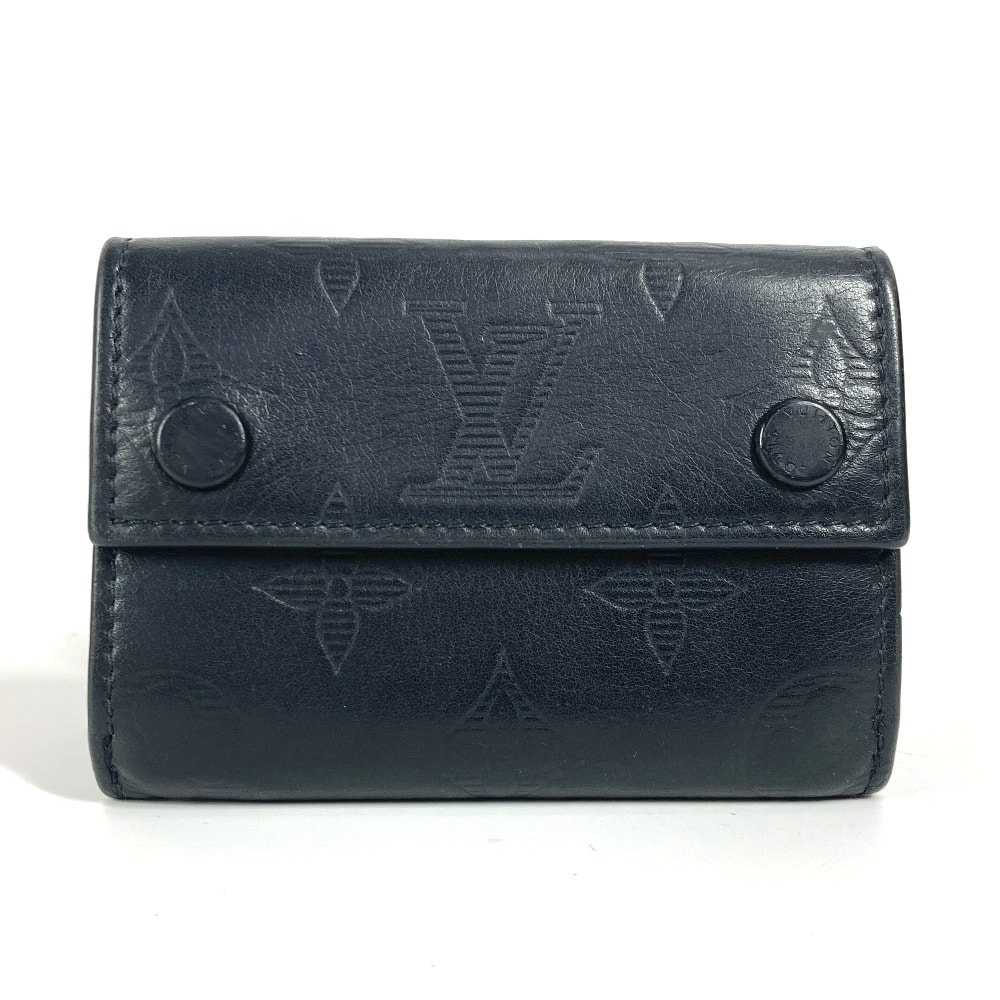 ルイヴィトン LOUIS VUITTON ディスカバリー M67631 モノグラムシャドウ コンパクトウォレット 3つ折り財布 モノグラムシャドウレザー ノワール ブラック
