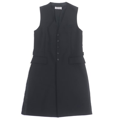 極美品 ディオールオム ベスト ブラック メンズ 44 7H3160260249