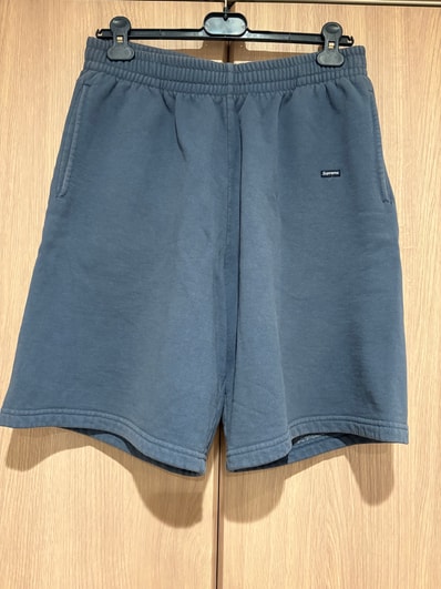 Supreme Overdyed Small Box Sweatshort "Dark Slate"