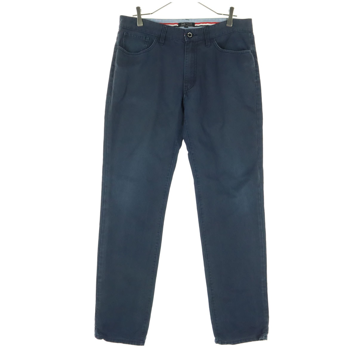 BEAMS HEART ビームスハート コットン ストレートパンツ L ネイビー