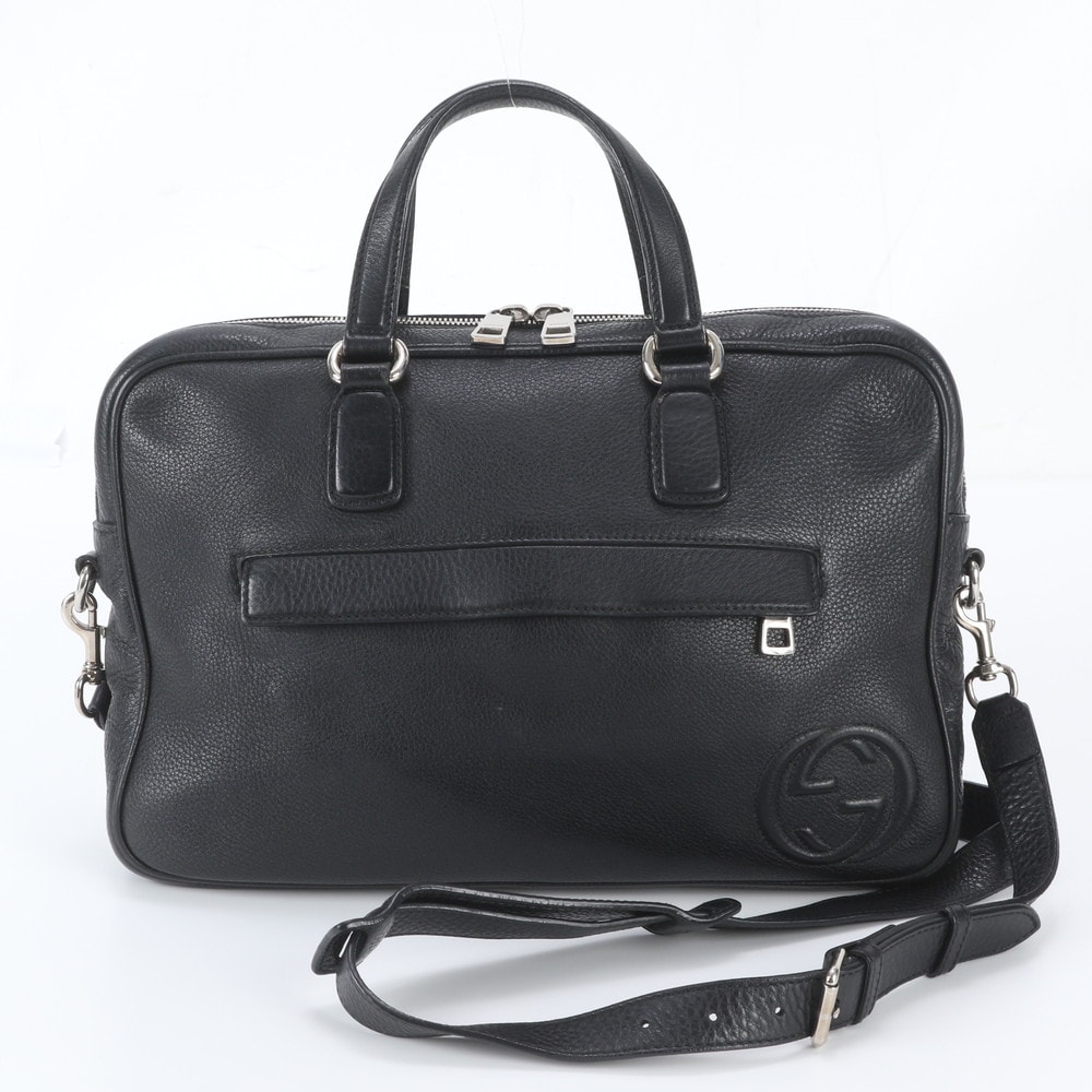 ■極美品 グッチ インターロッキングG 359266 ビジネス バッグ