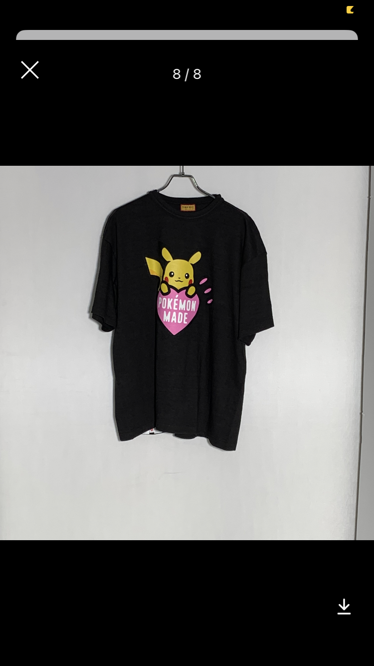 HUMAN MADE x Pokemon Made Graphic T-Shirt (Pikachu) Harajuku "Black"