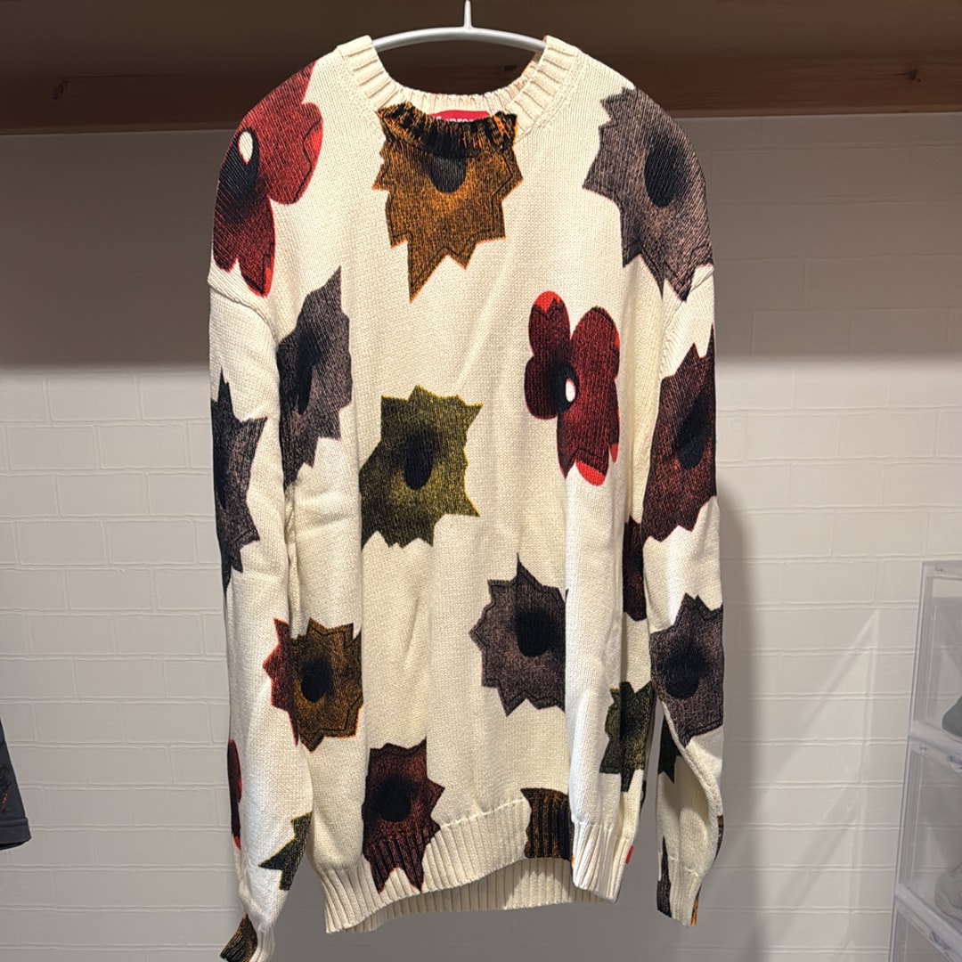 Supreme Nate Lowman Sweater "White"