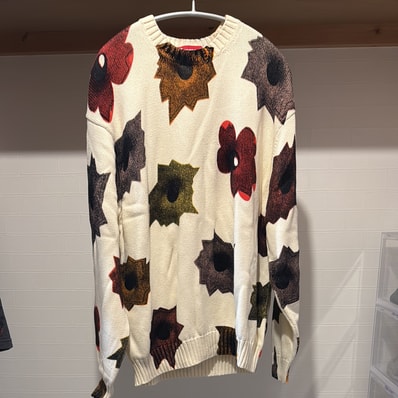 Supreme Nate Lowman Sweater "White"
