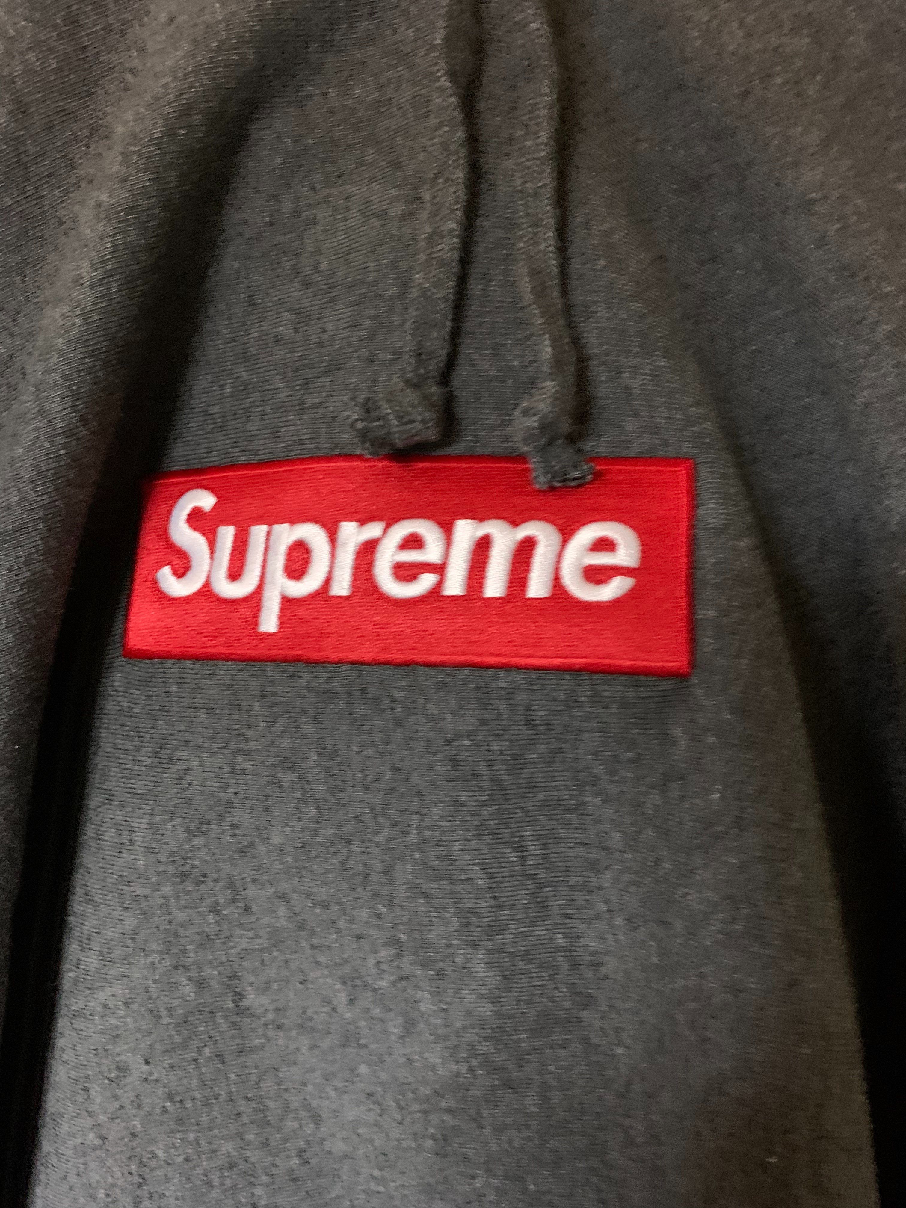 Supreme Box Logo Hooded Sweatshirt "Charcoal" (21FW)