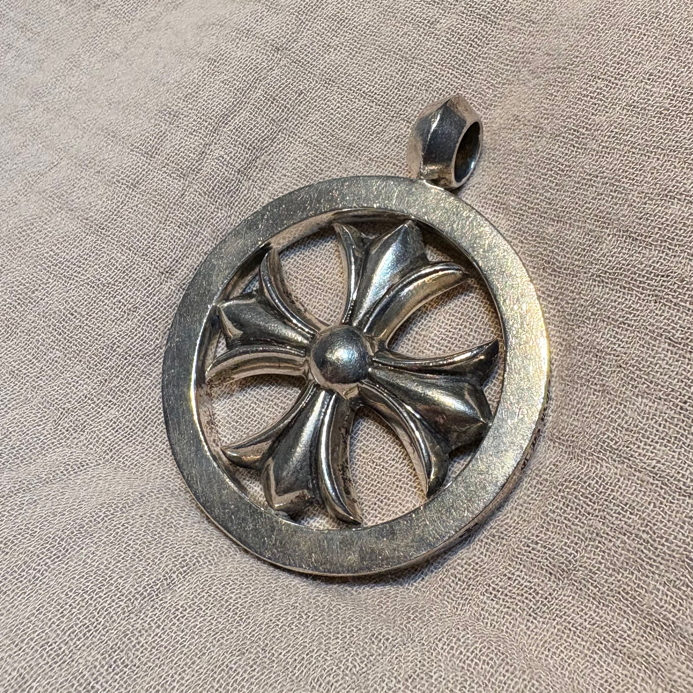 Chrome Hearts Ch Plus Medallion Pendant "Silver"