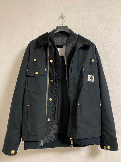 Carhartt WIP x sacai Canvas MA-1 Jacket Michigan "Black"