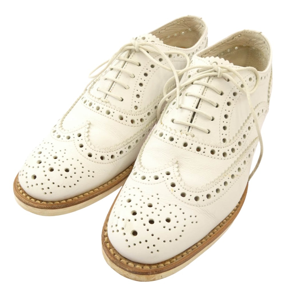 CHURCH'S チャーチ その他靴 PRESTIGE HOLE プレステージ ウィングチップ レザー シューズ ホワイト系 36【中古】