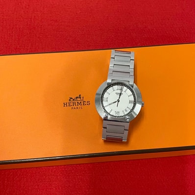 HERMES エルメス ノマード ステンレス 腕時計 シルバー
31736