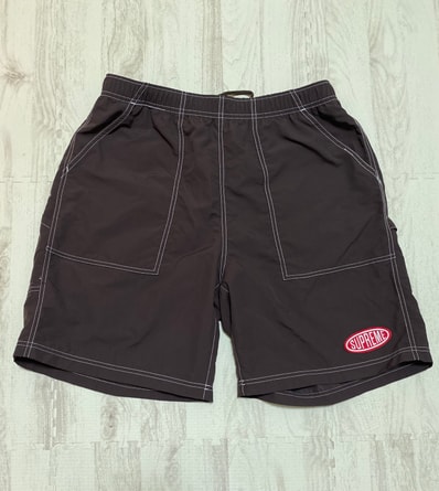 Supreme Nylon Painter Short "Dark Brown" (24SS)