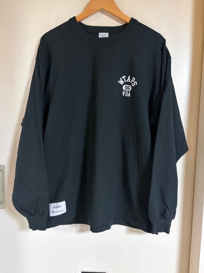 WTAPS x Champion Academy / LS / Cotton "Black"