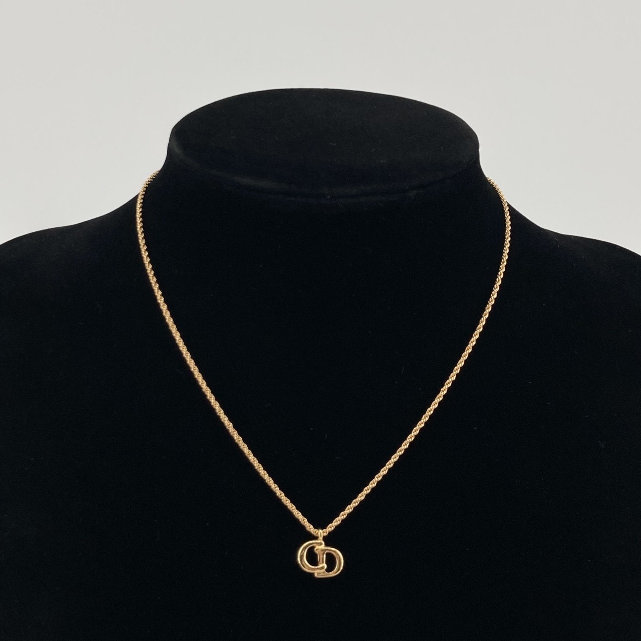 Dior CD Logo Necklace "Gold"
