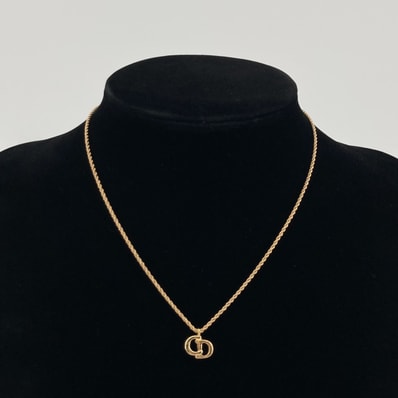 Dior CD Logo Necklace "Gold"
