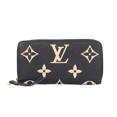 ルイヴィトン ジッピーウォレット バイカラーモノグラムアンプラント 長財布 M80481 レディース LOUIS VUITTON 中古