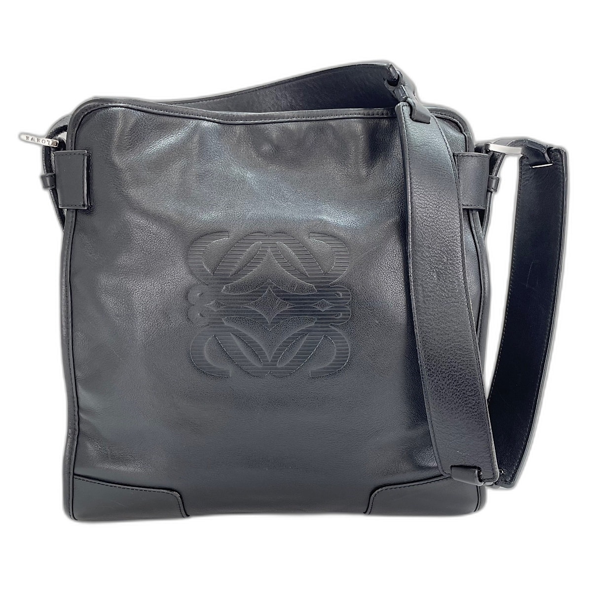 ロエベ LOEWE アナグラム ショルダーバッグ レザー【中古】