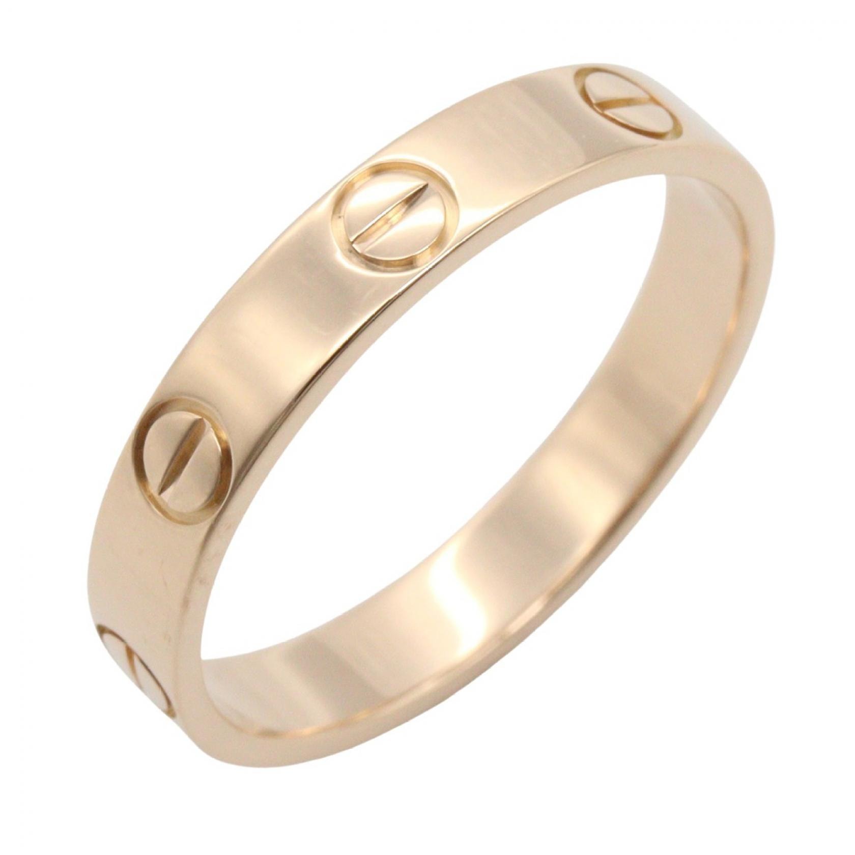 カルティエ CARTIER ミニラブリング リング・指輪 ジュエリー K18PG(ピンクゴールド) メンズ レディース ゴールド系 B4085200 【中古】