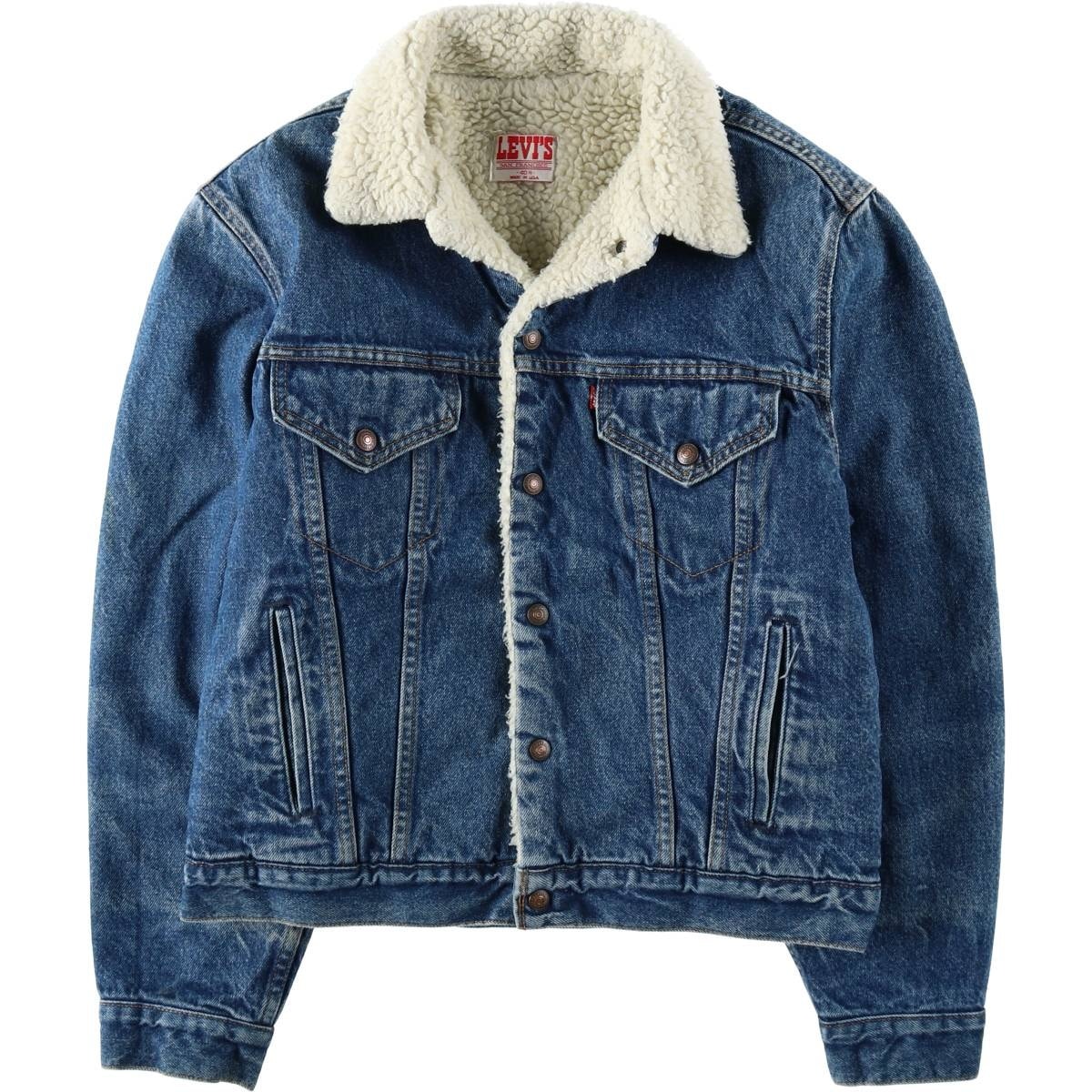 古着 80年代~ リーバイス Levi's デニムボアジャケット USA製 メンズM相当/eaa632455