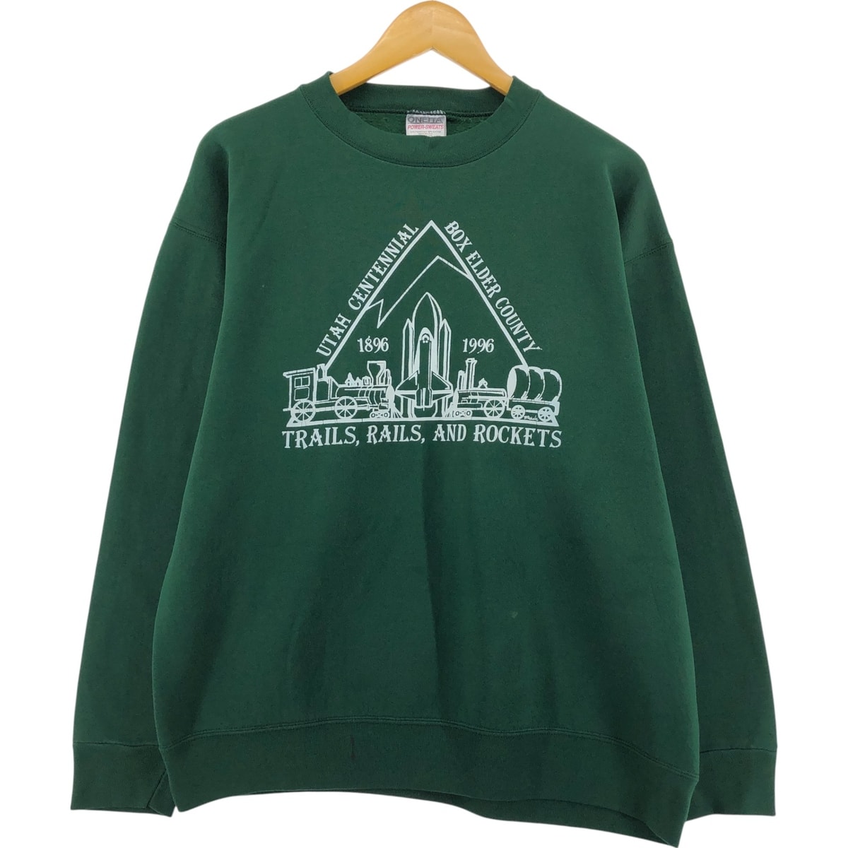 古着 90年代 オニータ ONEITA POWER-SWEATS プリントスウェットシャツ トレーナー USA製 メンズL相当 ヴィンテージ/eaa531177