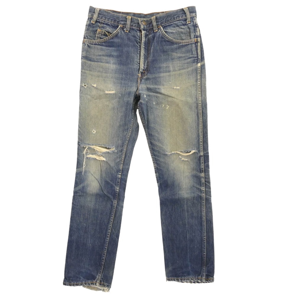 Levi's リーバイス デニムパンツ ヴィンテージ 60s 606 BIGE オレンジタブ トップボタン裏刻印8 42TALON デニムパンツ インディゴブルー系 サイズ表記なし【中古】