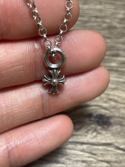 Chrome Hearts #A Stack Charm CH Cross "Silver"