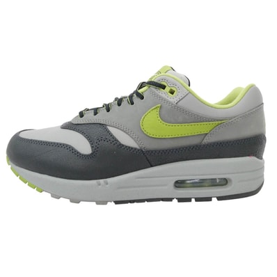 NIKE ナイキ スニーカー HF3713-002 × HUF ハフ Air Max 1 Anthracite and Medium Grey エアマックス1 ローカットスニーカー グレー系 グリーン系 26cm【中古】