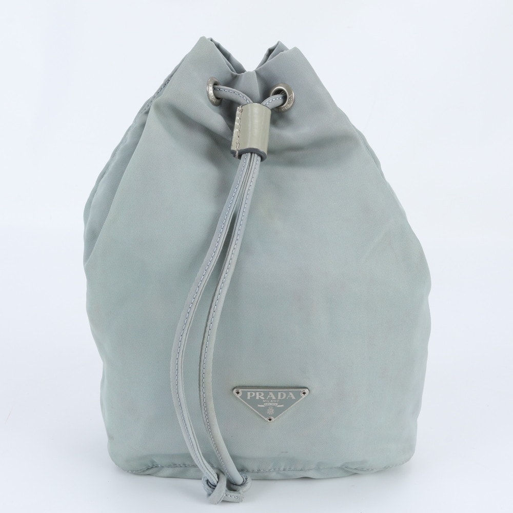 ■美品 プラダ テスート ナイロントライアングルロゴ ハンド バッグ